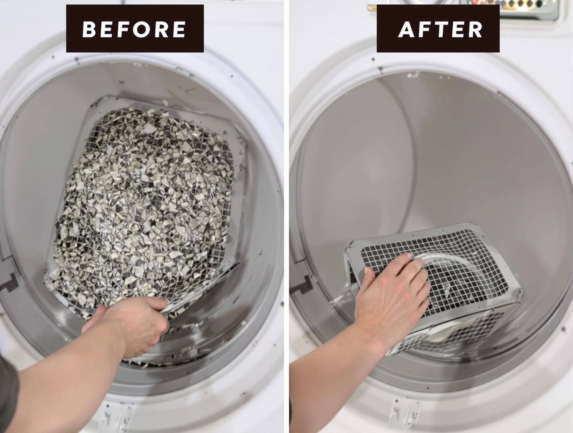 Professional lint trap cleaning by Highland Springs Dryer Vent Cleaning in Highland Springs